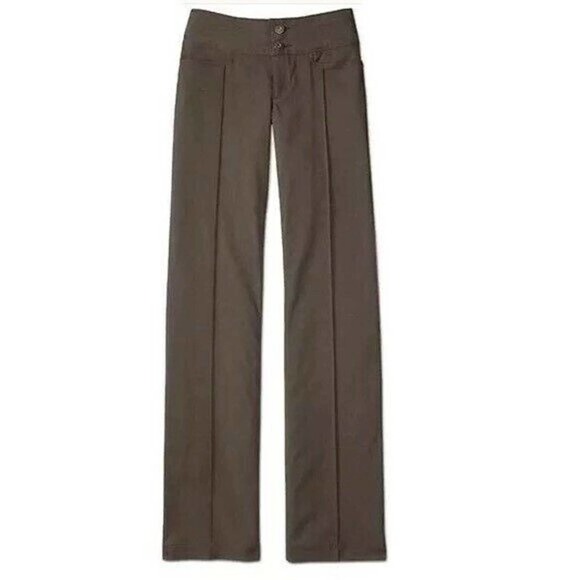 Athleta Pants - Athleta Gateway Travel Pants Trouser Herringbone Nylon Stretch Womens 4T 4 Tall